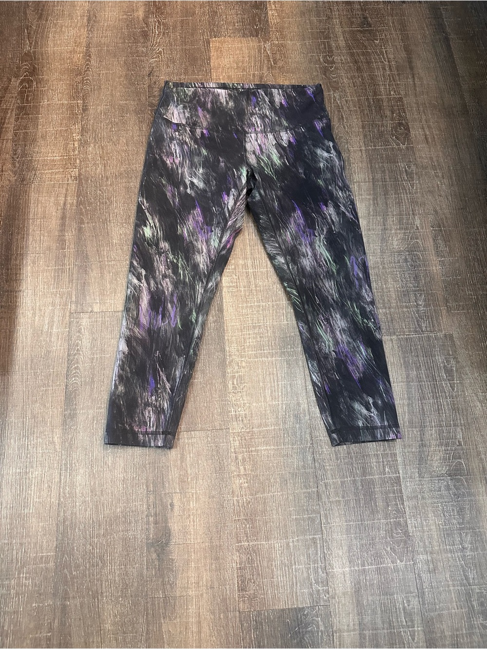 Lululemon Wunder Train High-Rise Molten Flash Green Crop 23 Size 12